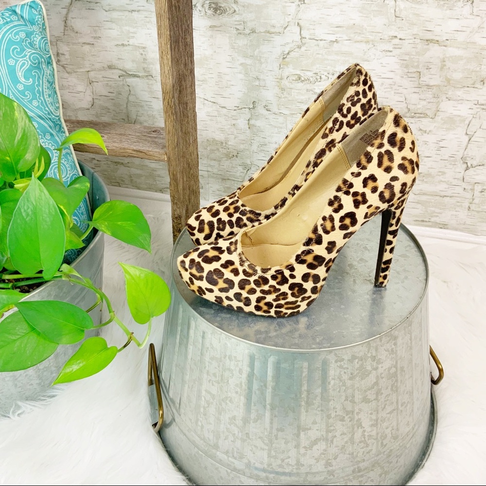 Kelsi Dagger | Brette Calf Hair Animal Heel Sz 7.5